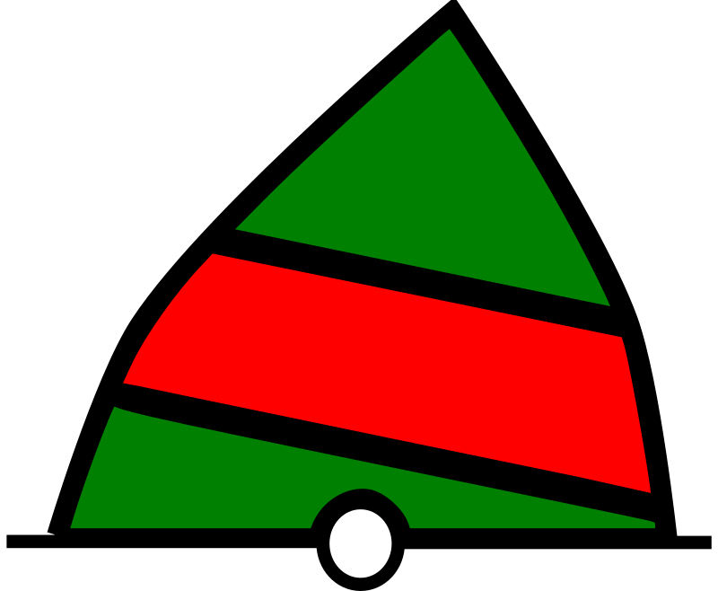 conical buoy green-red-green