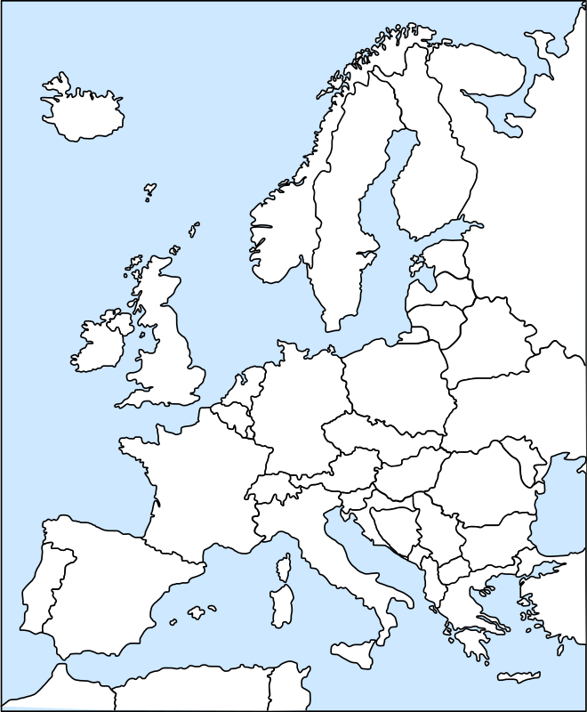 europe outline