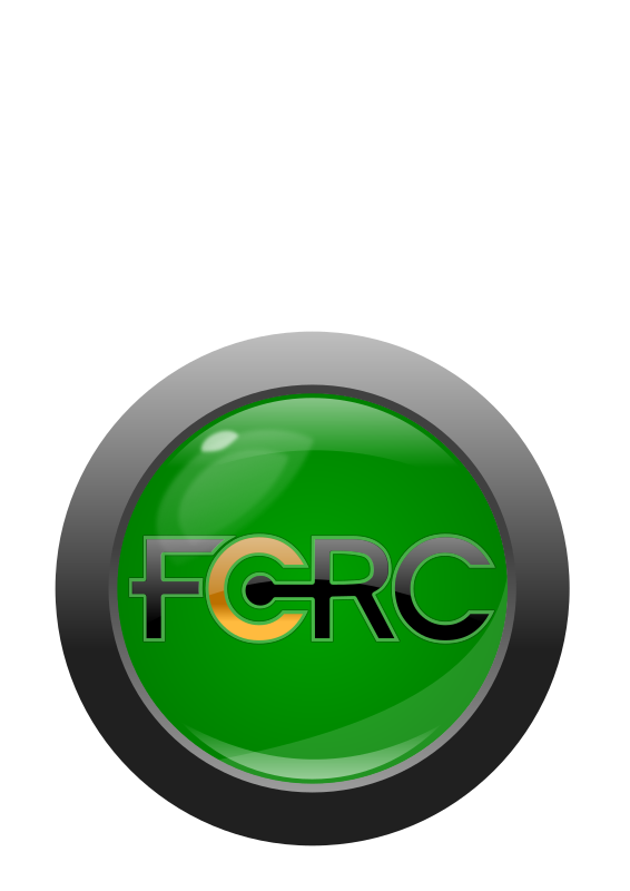 FCRC button/logo with text