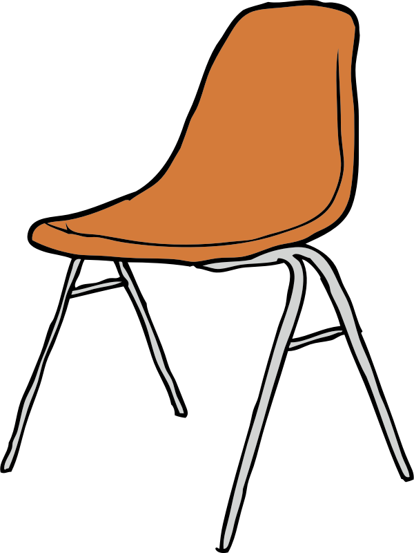 Modern Chair 3/4 Angle