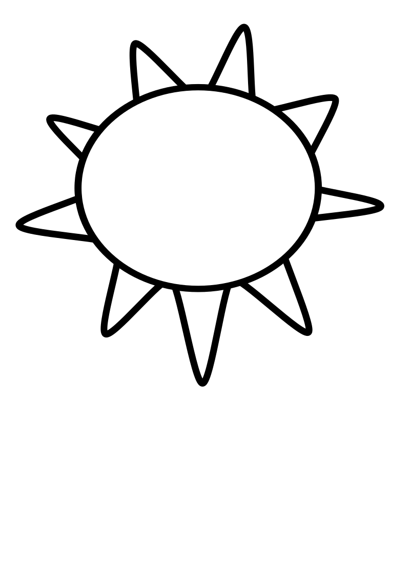 Sun Outline