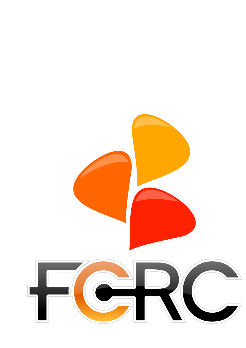 FCRC speech bubble logo and text