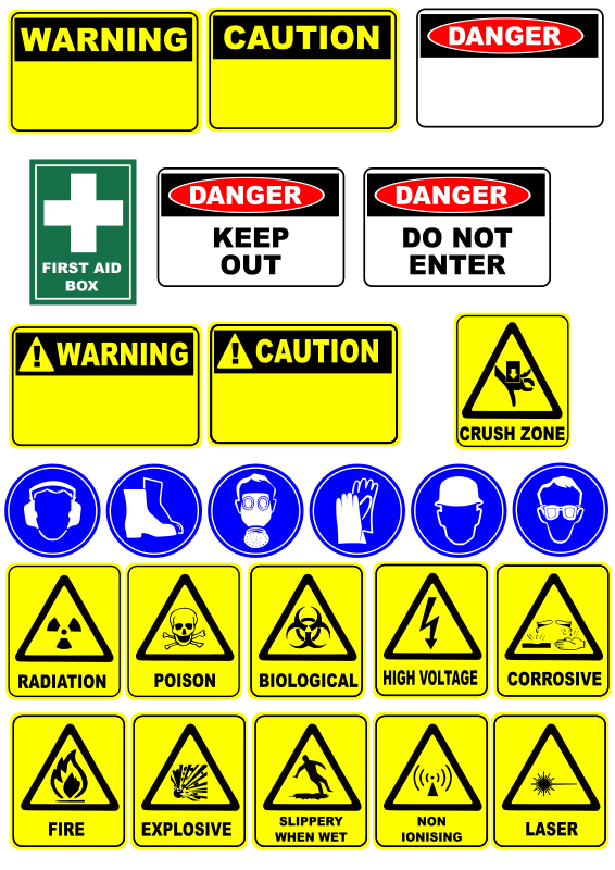 safety signs