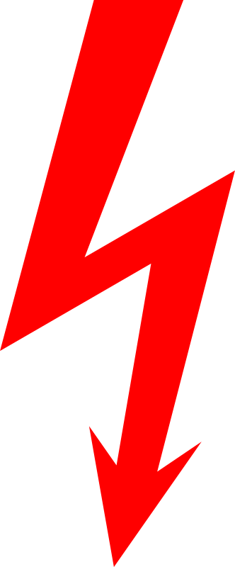 Electric sign «lightning»