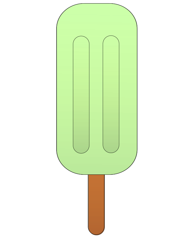 Lemon popsicle.