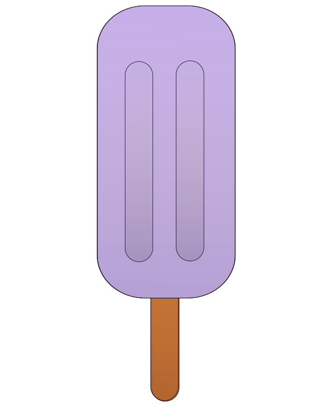 Grape popsicle.