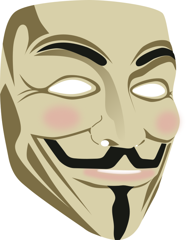 Guy Fawkes mask (3d)