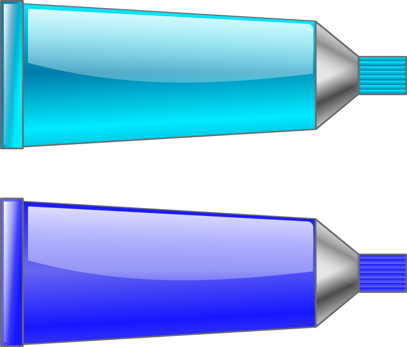 Color tube Blue Cyan