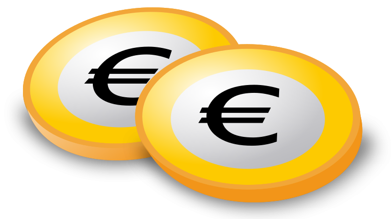 Coins with Euro-Sign