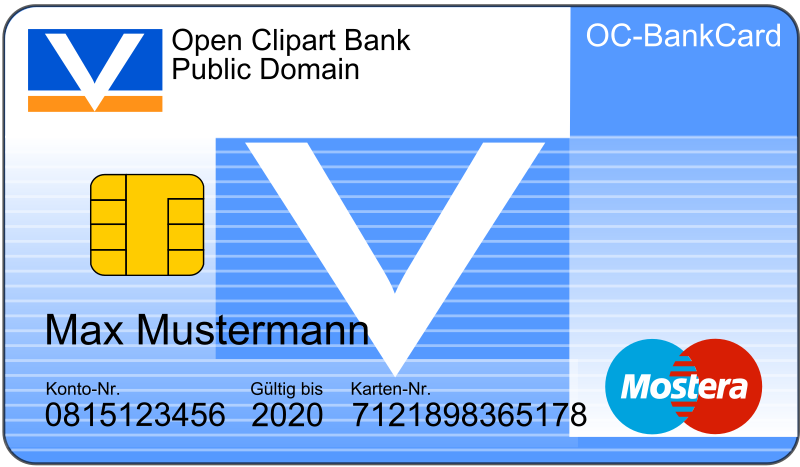 Bankcard with Text