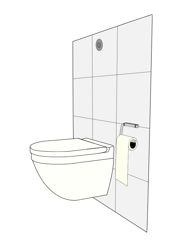 modern toilet