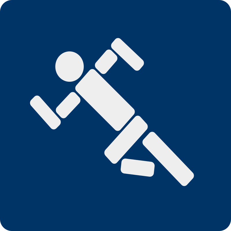 running pictogram