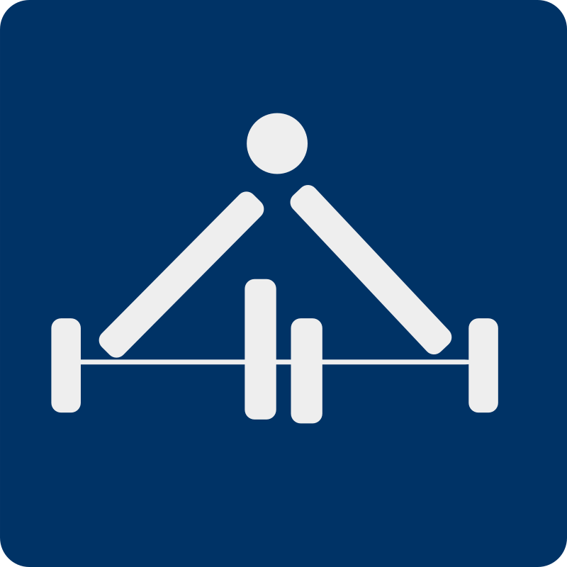 weight lifting pictogram