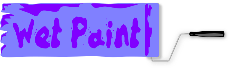 Wet Paint Sign