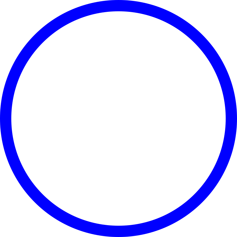 blue circle