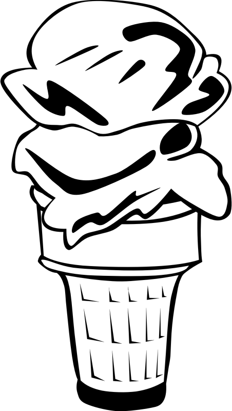 Fast Food, Desserts, Ice Cream Cone, Double