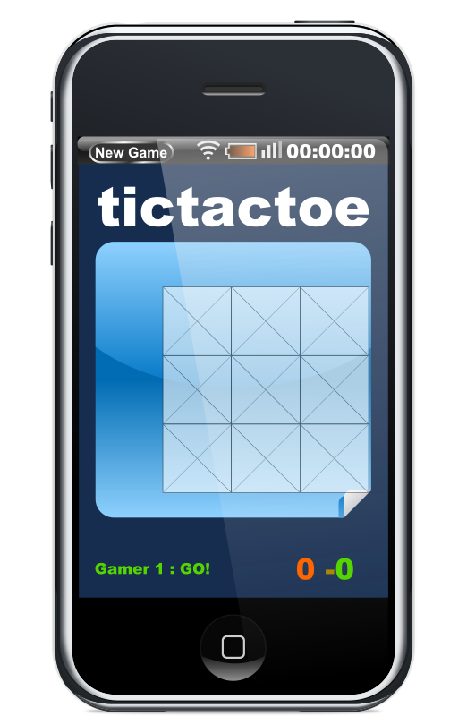 Javascript Phone Tictactoe Game