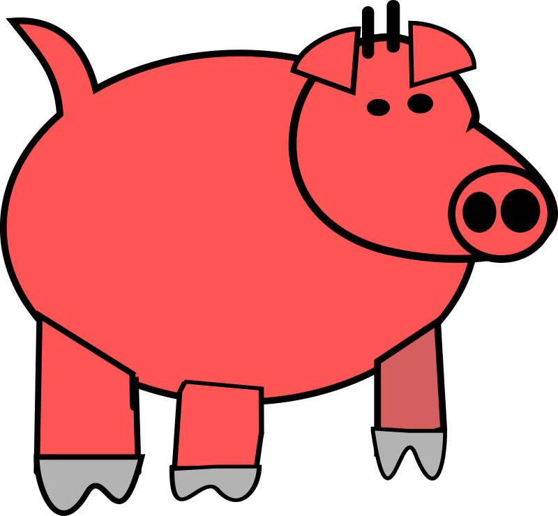 cartoon pig