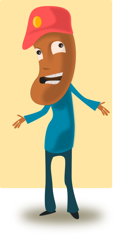 Cartoon Toffee Guy