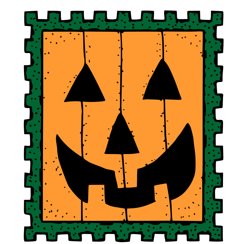 Halloween stamp