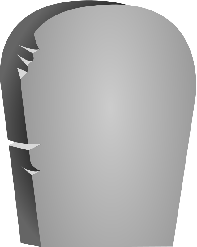 Halloween Rounded Tombstone