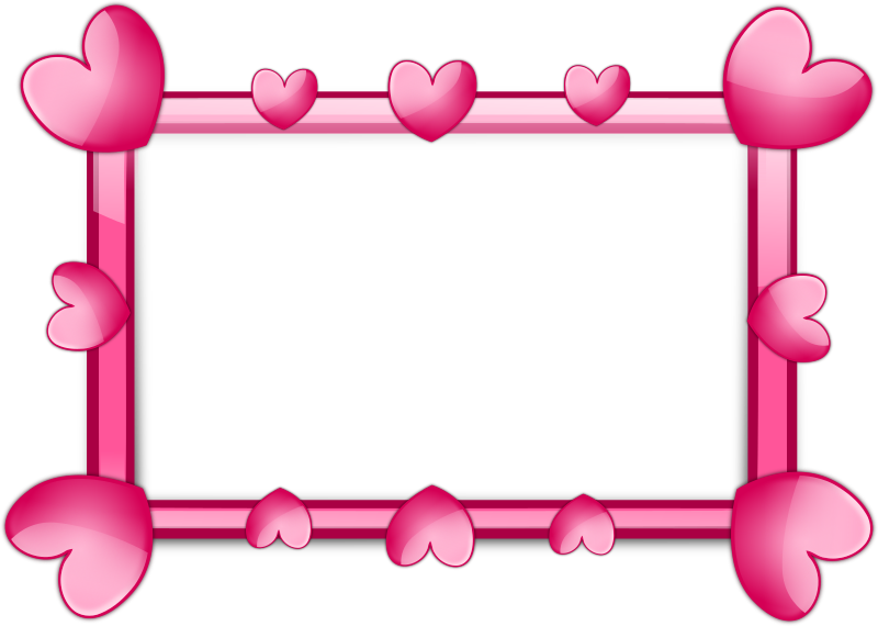 Pink 2 Frame - Openclipart