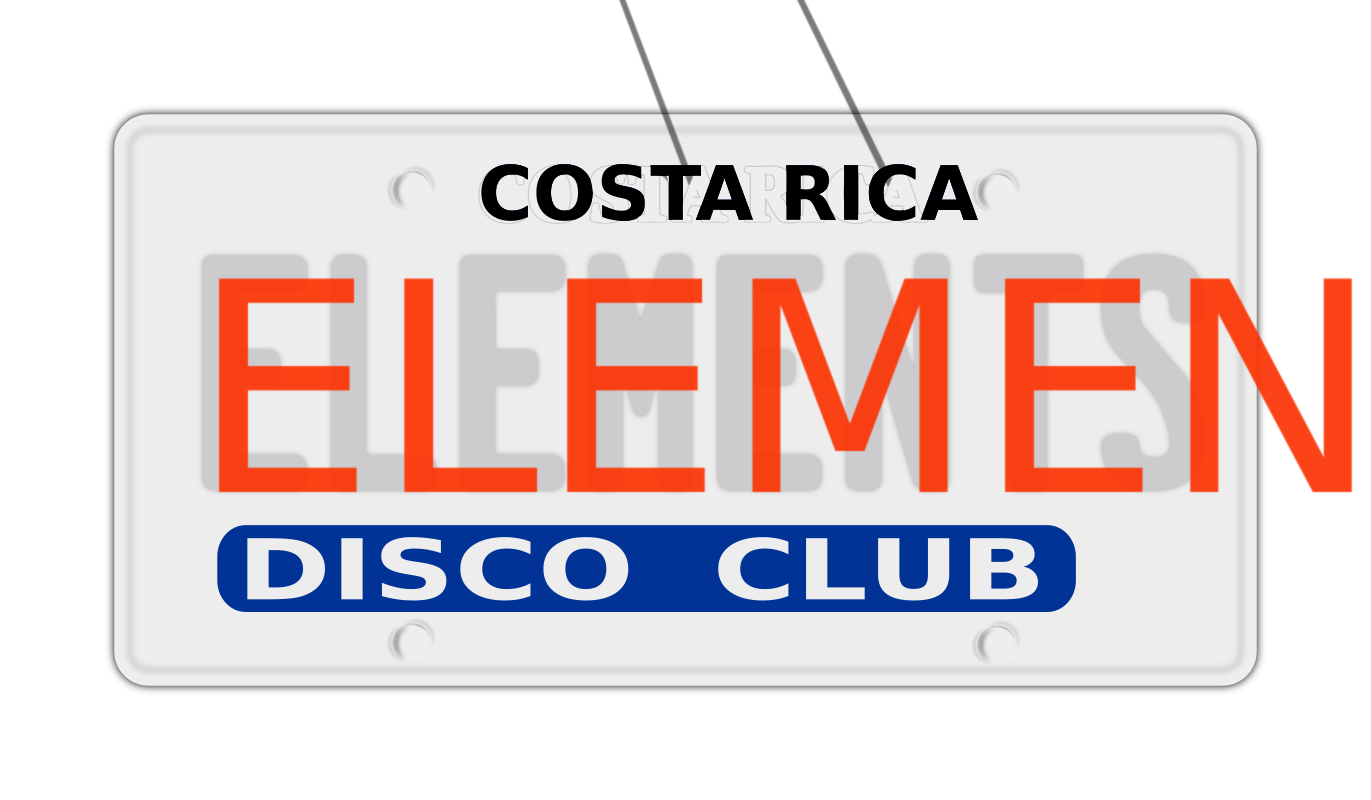 Placa de carro elements