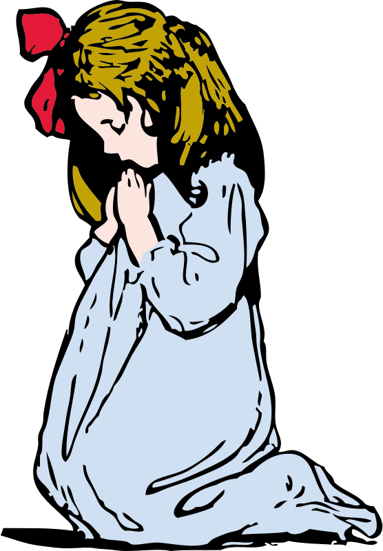 girl praying