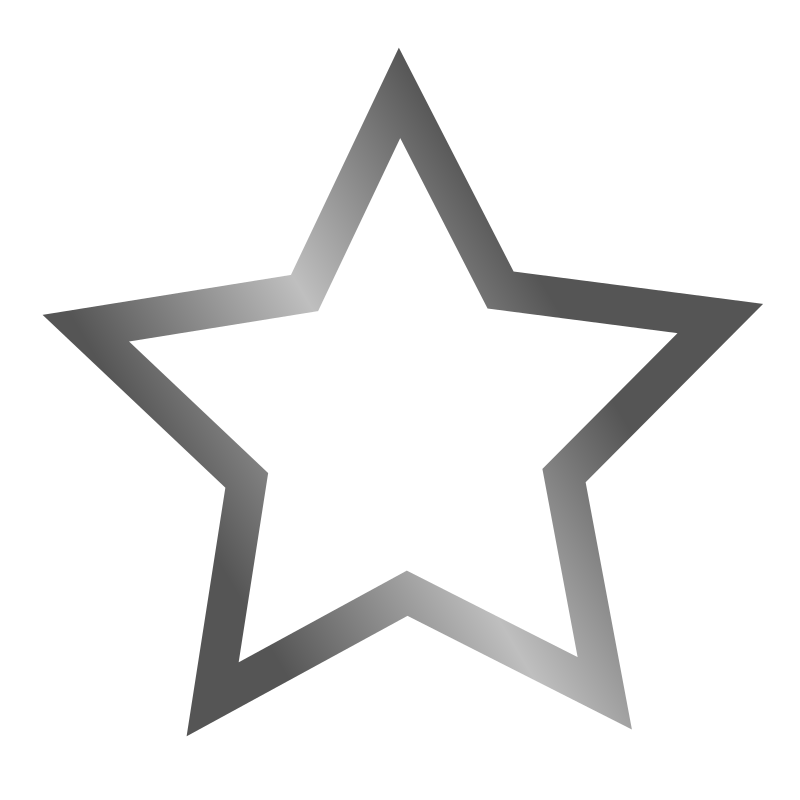 Outlined star icon