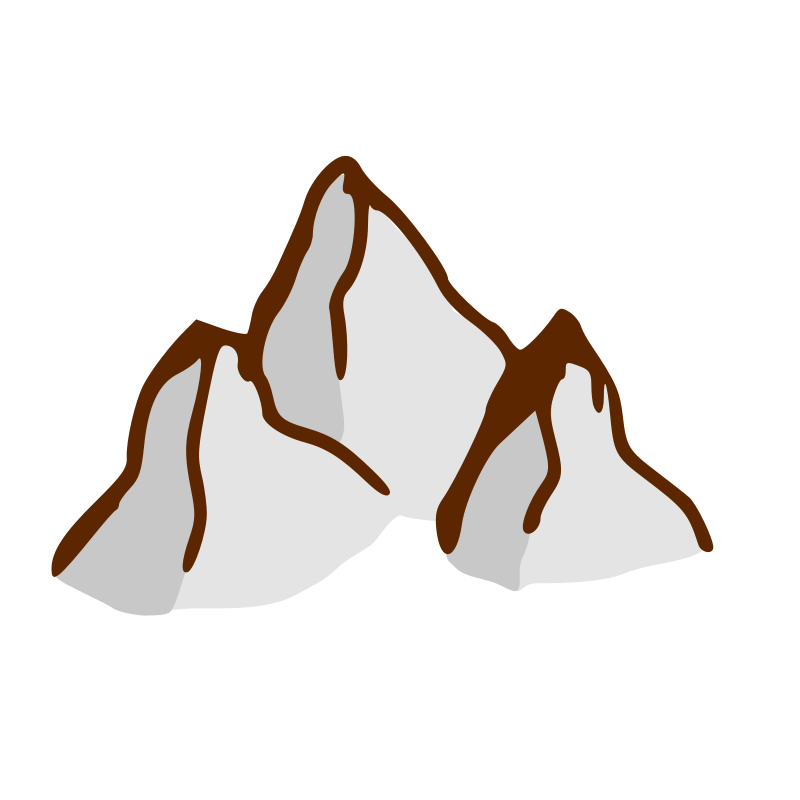 RPG map symbols: mountains