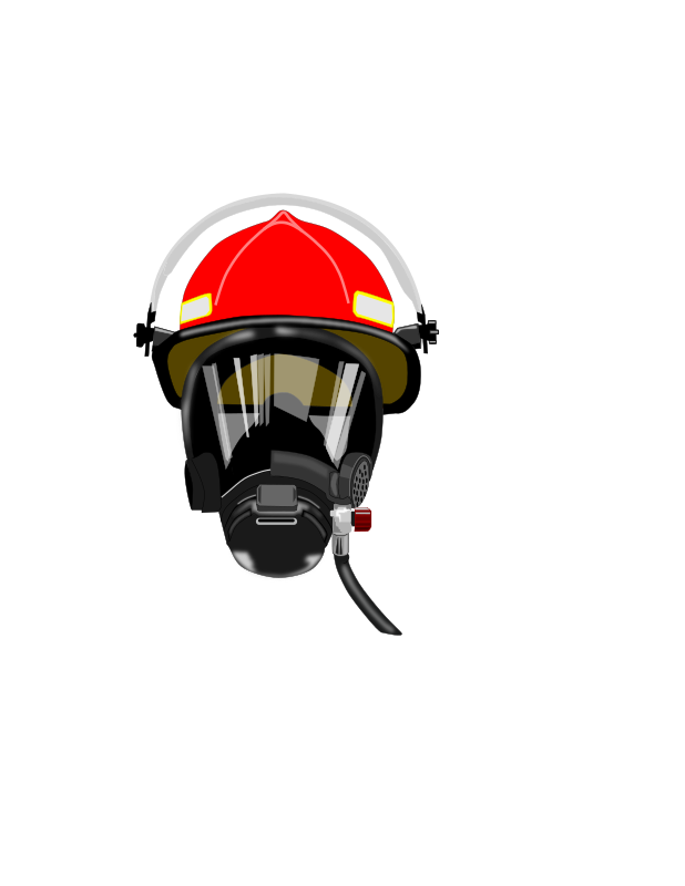 fire helmet/mask