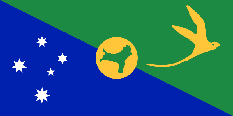 Antarctica Christmas Island flag