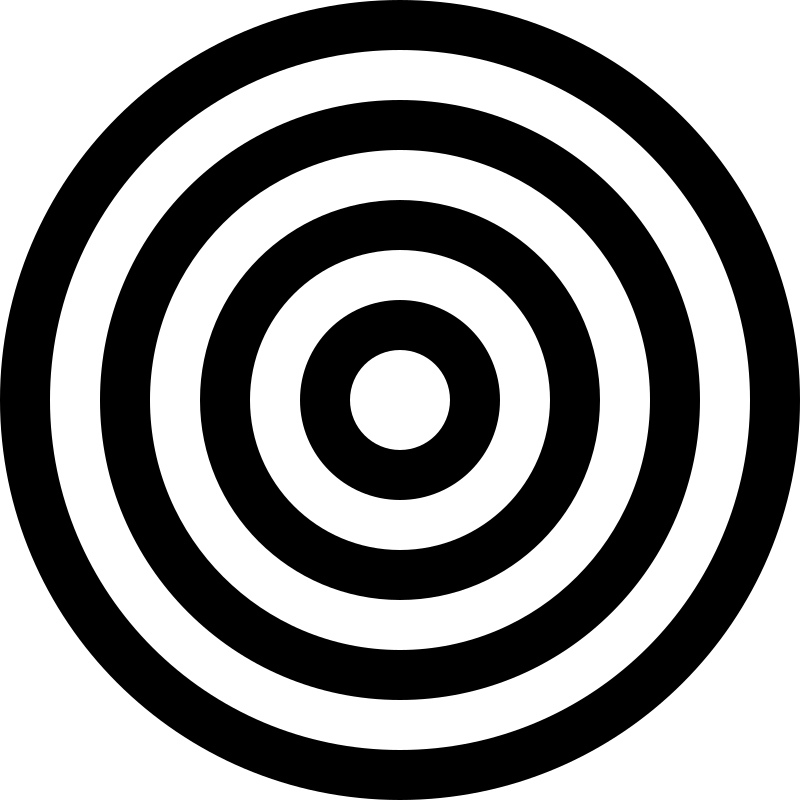 target black and white - Openclipart