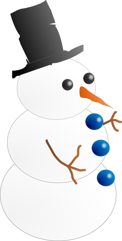 Snow-man. Hombre de nieve