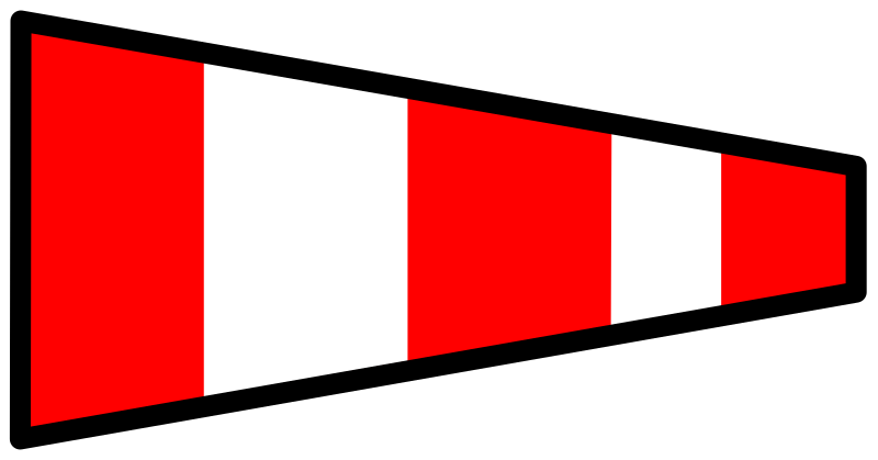 signal flag answering pennant