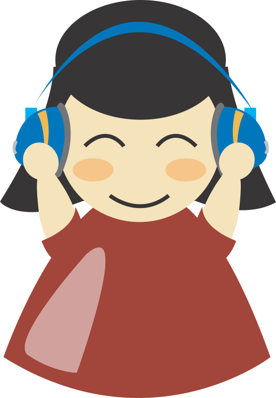 Girl with headphone4