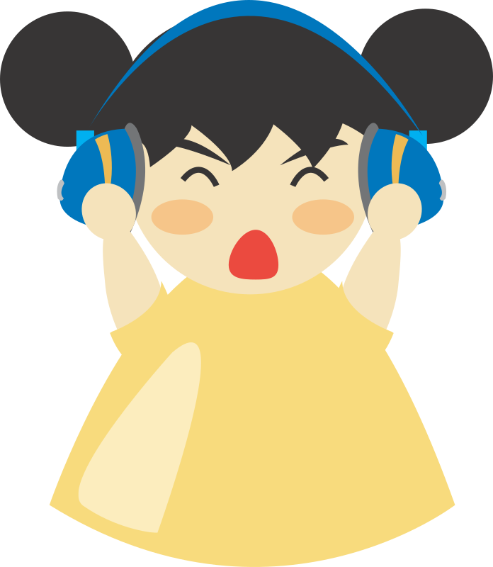 Girl with headphone5