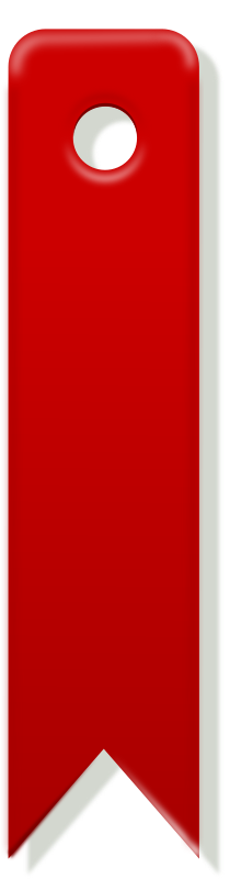 red bookmark