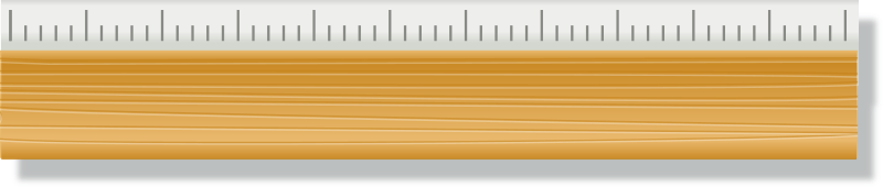 wooden ruler