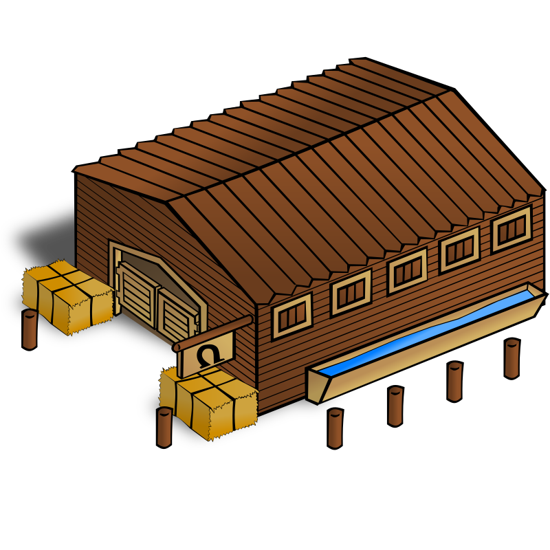 Clipart - RPG map symbols: Stables