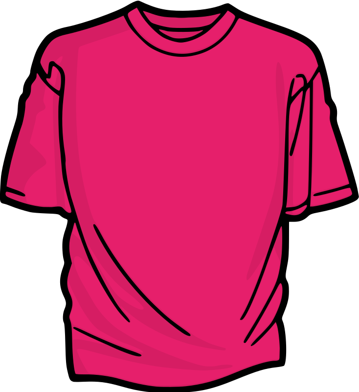 Download Clipart - Pink T-Shirt