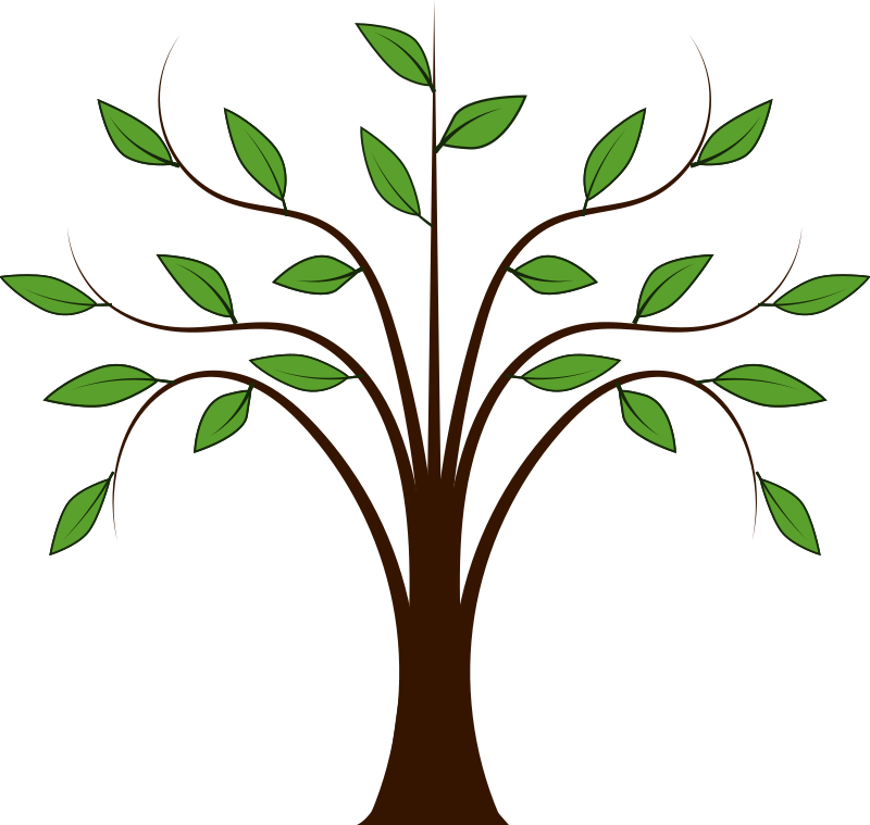 clipart trees and leaves - photo #18