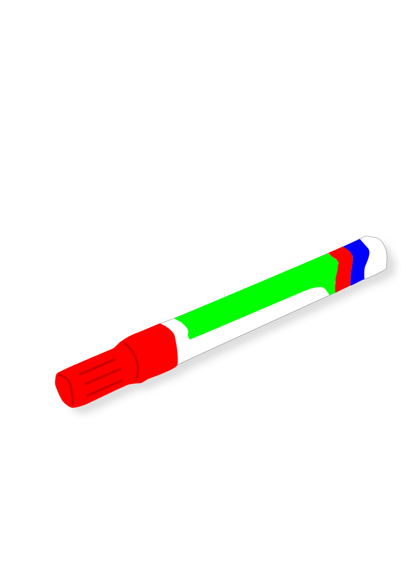 Clipart Red Marker