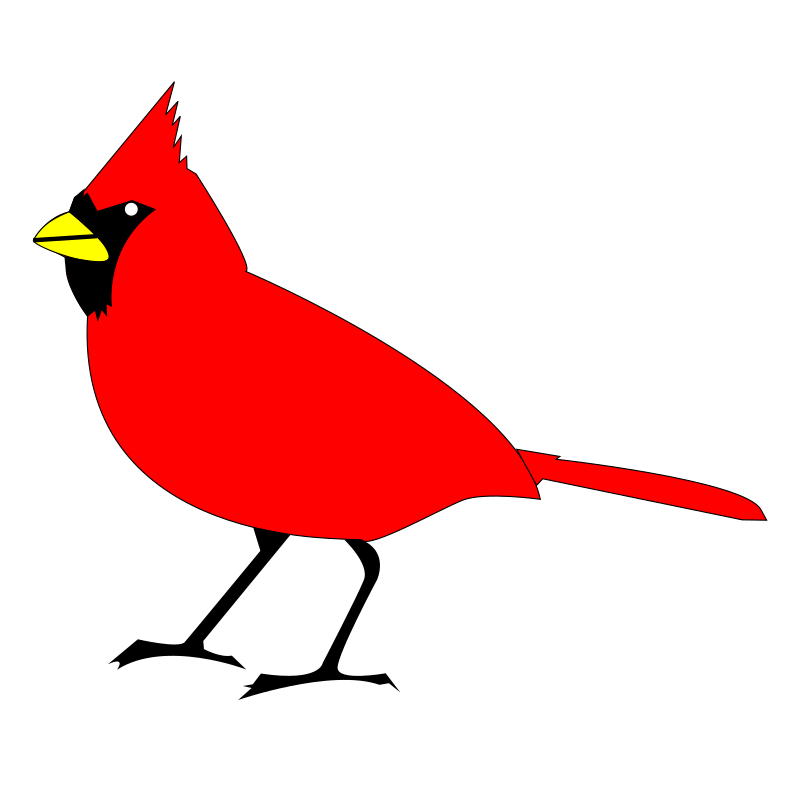 Clipart - Cardinal remix 2