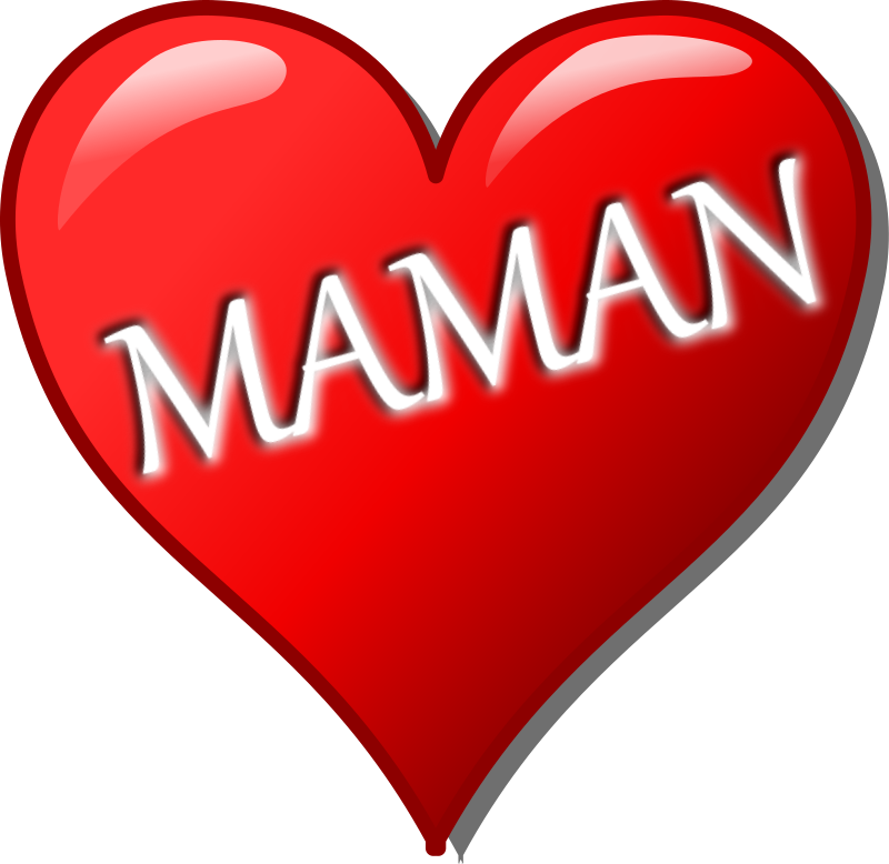 Clipart Cœur pour la Fête des Mères