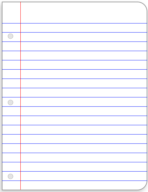 clipart lined paper - photo #44
