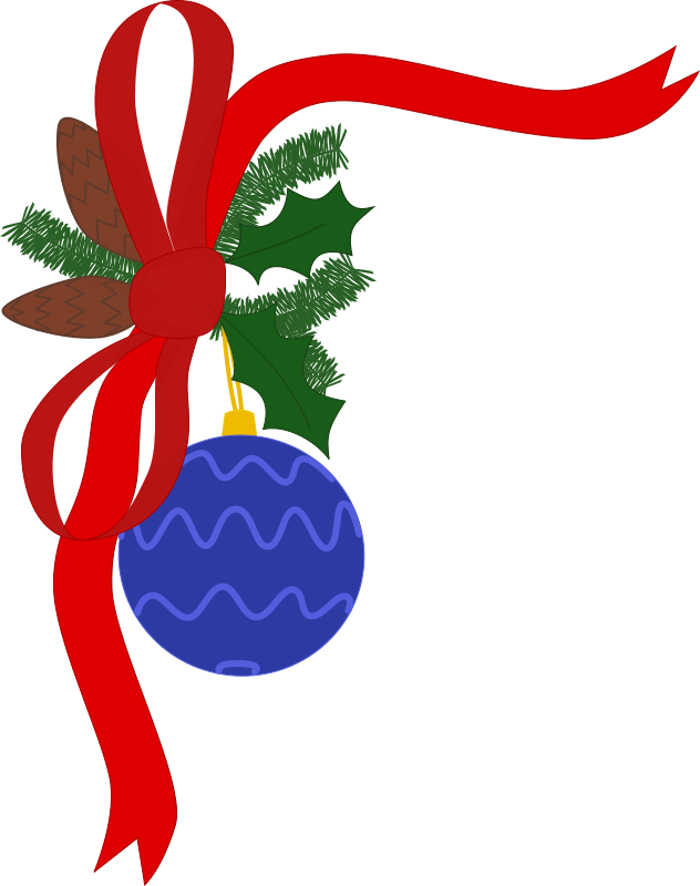 free christmas decoration clipart borders - photo #12