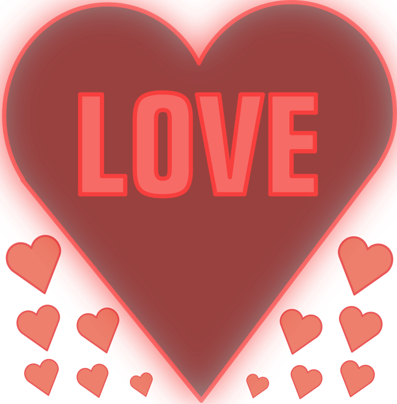 the word love clipart - photo #25