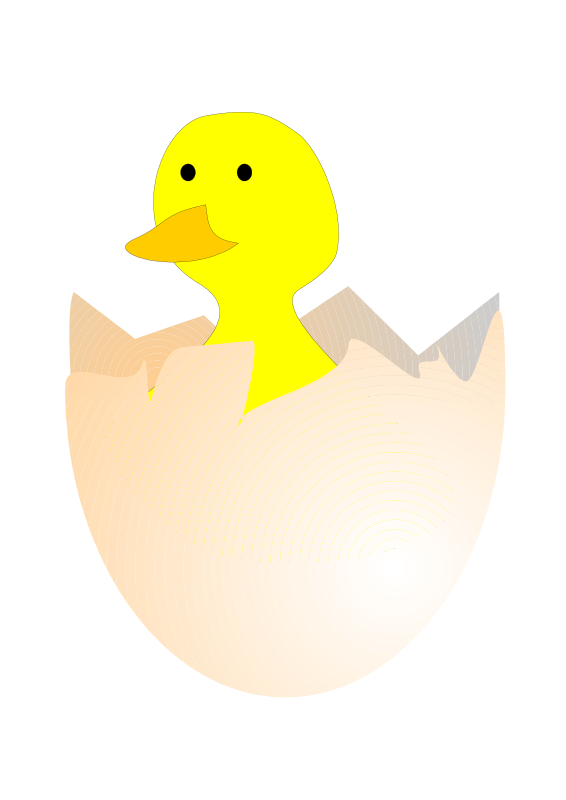 chick hatching clipart - photo #18