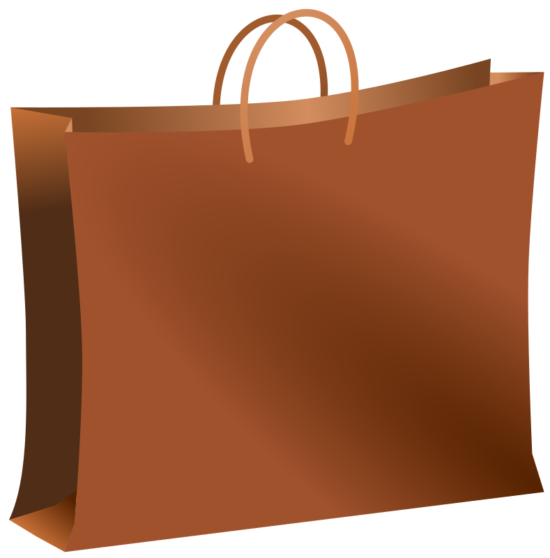 Clipart - Brown bag